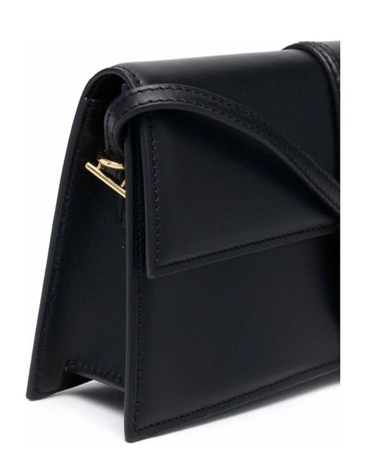 Jacquemus Black Shoulder Le Bambino Long Logo