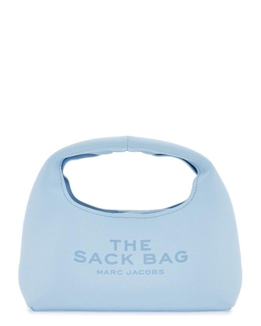 Marc Jacobs Blue The Sack Mini Leather Hobo Bag