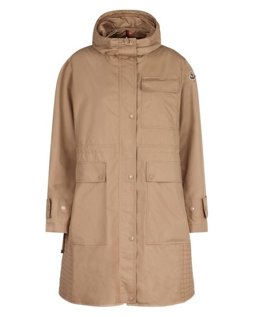 Moncler Natural Parka Meudon Long Hood