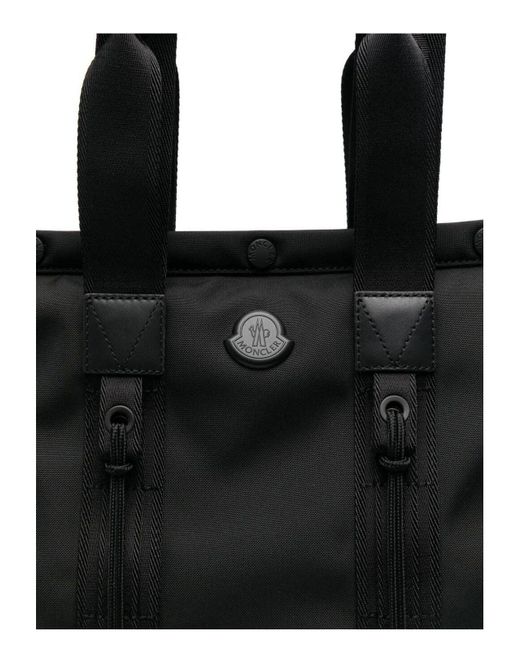 Moncler Black Tech Tote Small