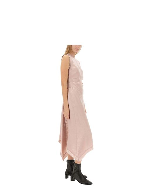 Acne Pink Satin Dress