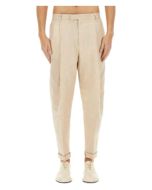 Dolce & Gabbana Natural Canvas Pants for men