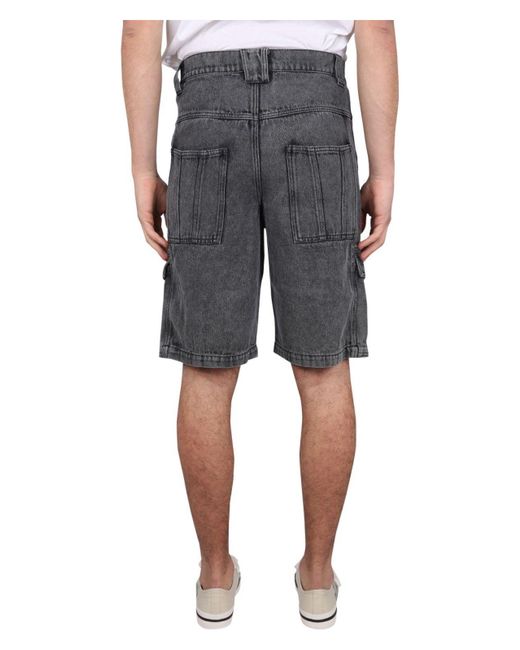 Isabel Marant Gray Bermuda Timy Shorts for men