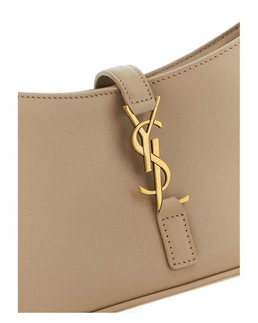 Saint Laurent Ysl M.Bag Hobo 5A7 Queens Calf in Brown | Lyst