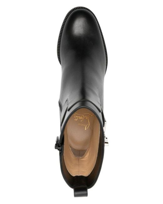 Christian Louboutin Black Premium Calf Leather Boots