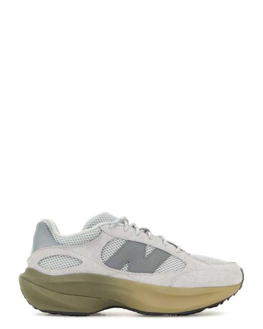 New Balance White Suede And Mesh Wrpd Sneakers