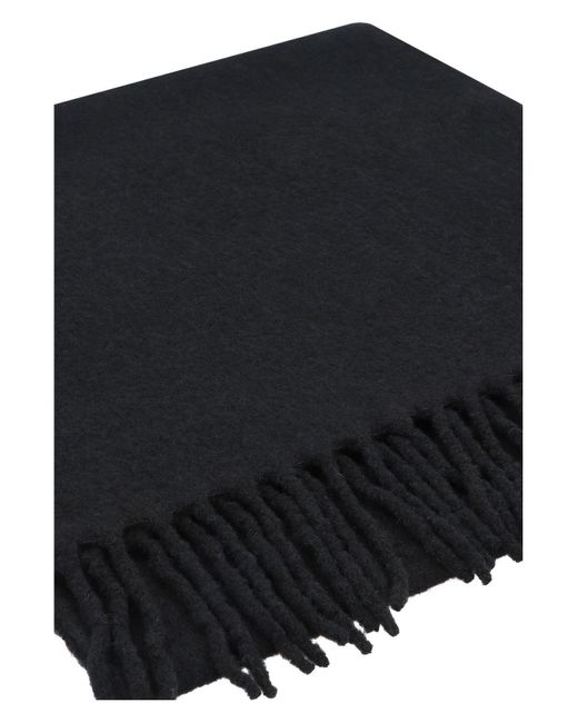 Canada Goose Black Knitted Wool Scarf