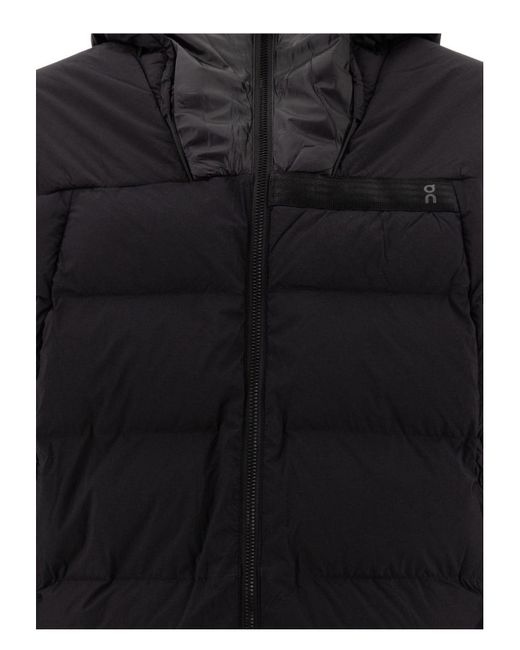On Shoes Black "Challenger" Jacket for men