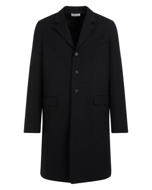 The Row Black Bernie Coat for men