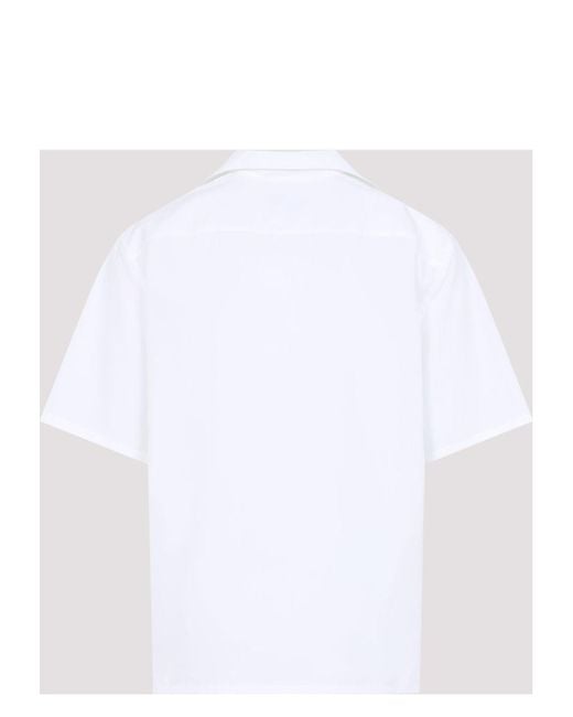 Prada White Ss Shirt for men