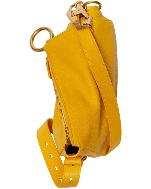 Burberry Knight Small Bag in Yellow | Lyst UK