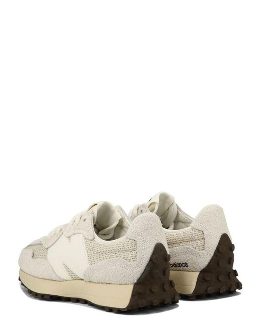 New Balance White "327" Sneakers for men