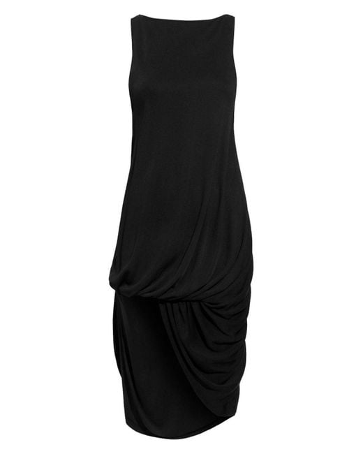 Jacquemus Black Elegant Short Peplum Dress