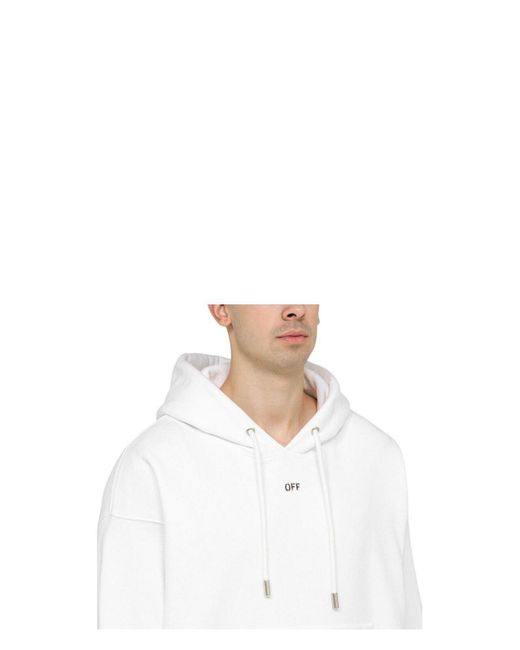 Off-White c/o Virgil Abloh White Cotton Sweatshirt for men