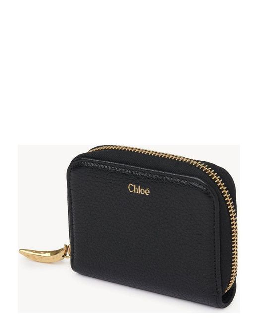 Chloé Chloe Banana Coin Card in Black | Lyst