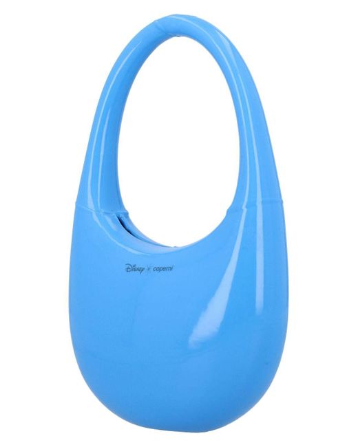 Coperni Blue Liquid Print Swipe Bag