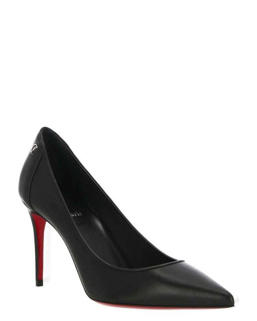 CL Sporty Kate 100 Mm Pumps Patent Calf Black