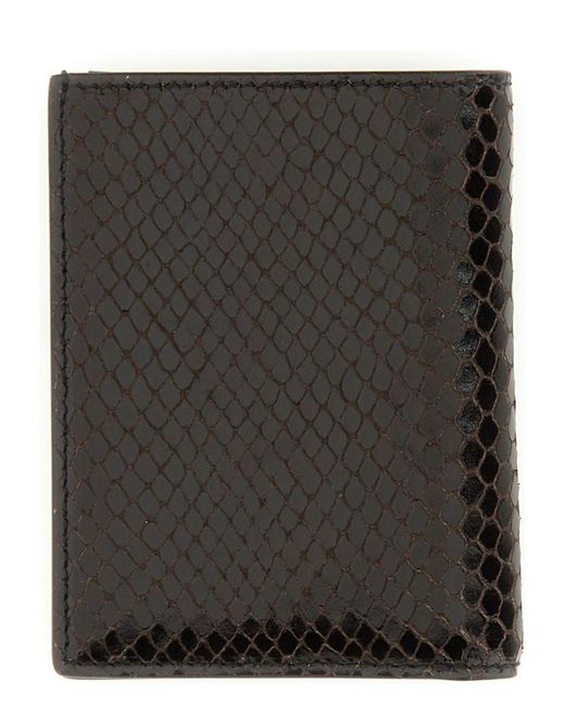 Tom Ford Black Folding Card Holder for men