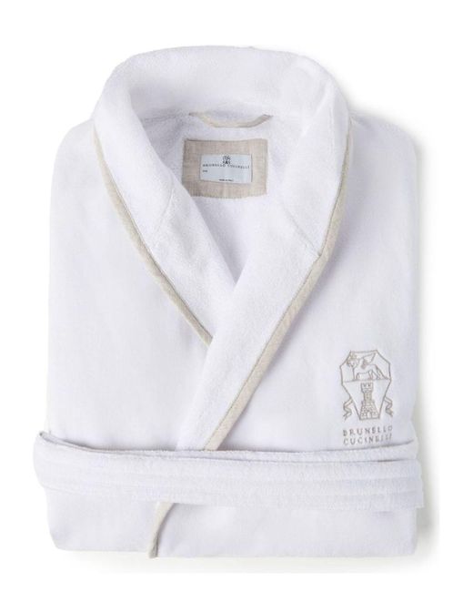 Brunello Cucinelli White 100% Cotton Comfortable Underwear for men
