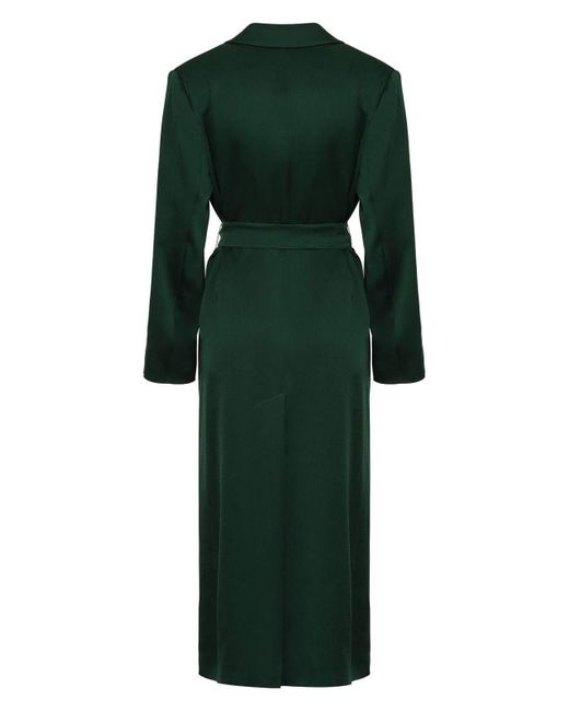 Max Mara Green Giselda Overcoat