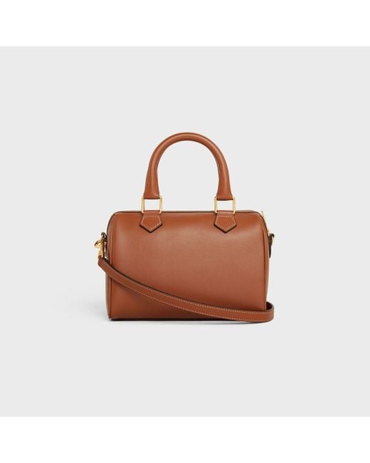 Céline Brown Small Boston Bag