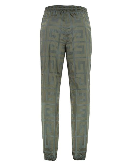 Givenchy Green Technical Fabric Pants for men