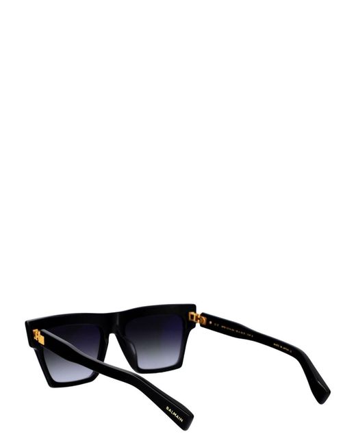 Balmain Black Acetate Sunglasses