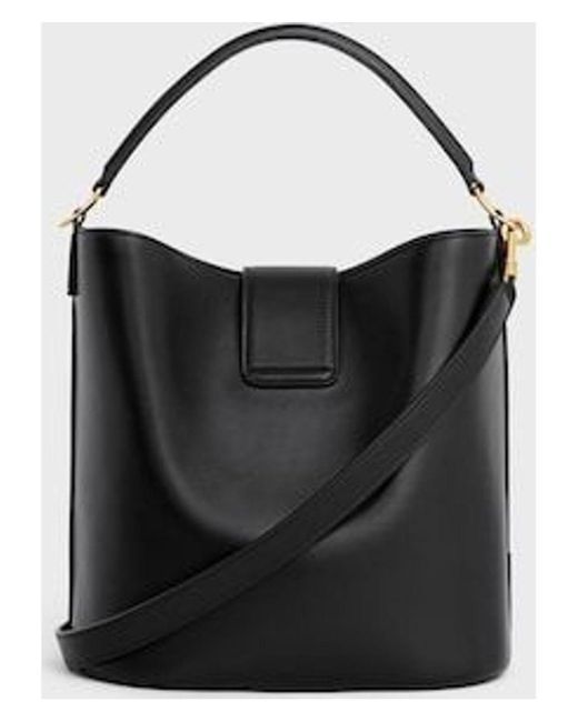 CELINE 25S LOUISE BAG 19MM IN BROWN SUEDE GOLD HARDWARE main image 0