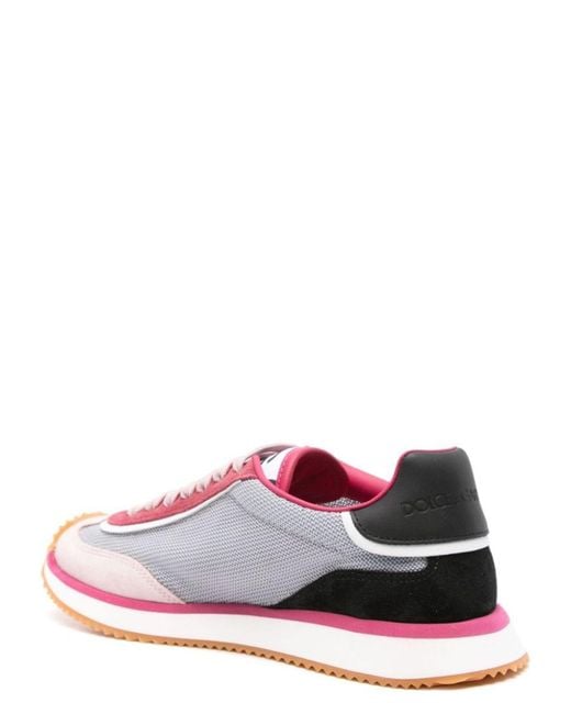 Dolce & Gabbana Pink Dg Cushion Sneaker