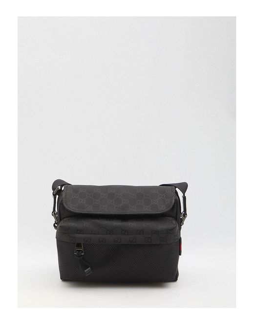 Gucci White Medium Gg Shoulder Bag for men