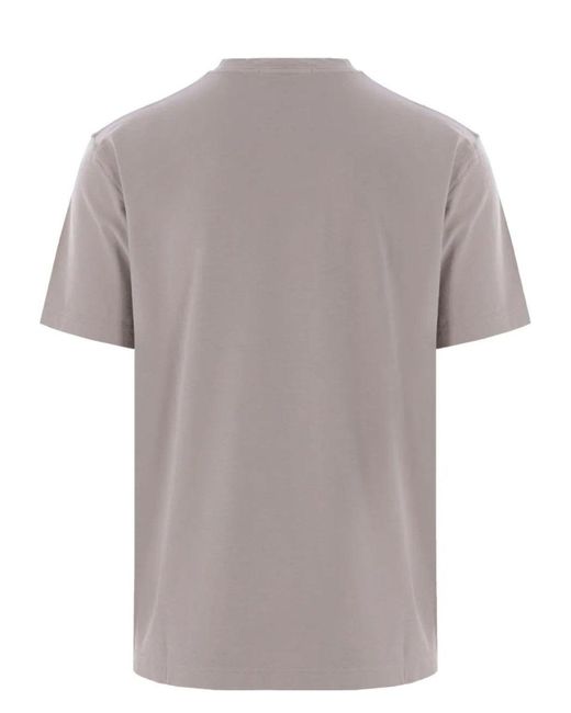 Stone Island Gray Ss Tshirt for men