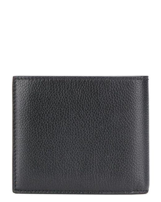 Balenciaga Black Square Folded Wallet for men