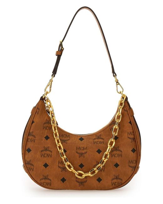 MCM Brown Hobo Bag Aren