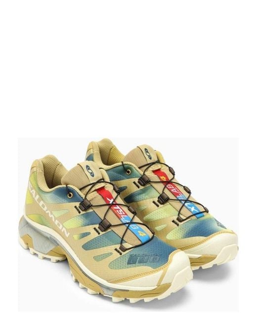 Salomon Green Low Xt-4 Og Multi-Coloured Trainer Sneaker for men