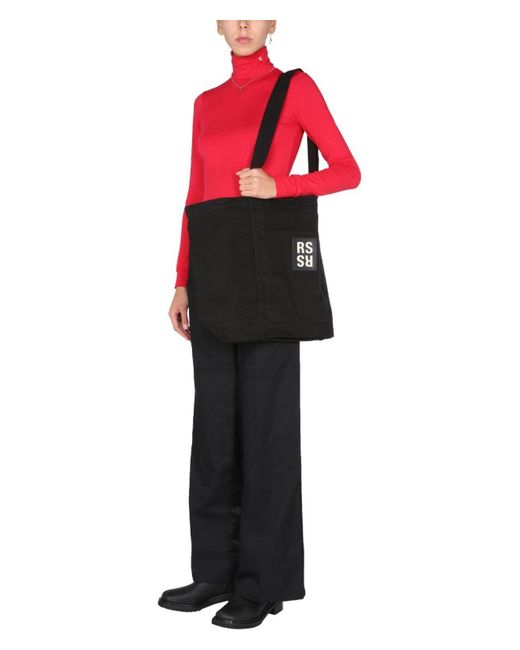 Raf Simons Red Turtle Neck Sweater