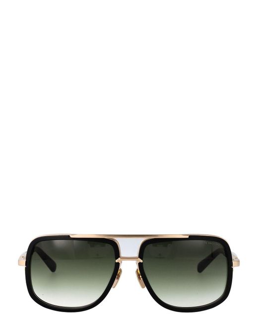Dita Eyewear Green Matte Acetate Sunglasses