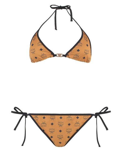 MCM Multicolor Triangle Bra Bikini