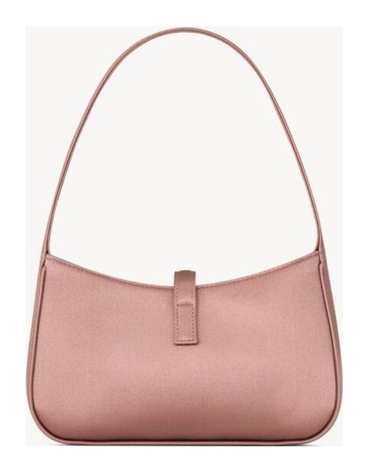 Saint Laurent Pink Ysl M.Bag Hobo 5A7 W Color Raso Seta