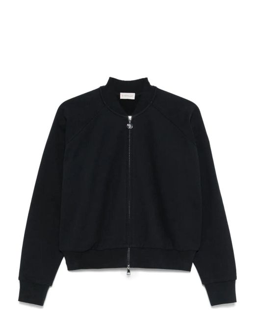 Moncler Black Zip Up Cardigan
