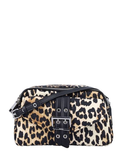 Ganni Bucky Camera Bag in Black | Lyst