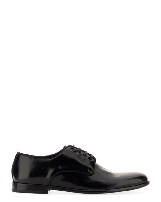 Dolce & Gabbana Black Derby for men