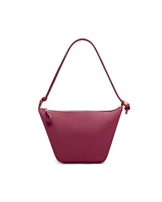 Loewe Purple Mini Hammock Hobo Bag