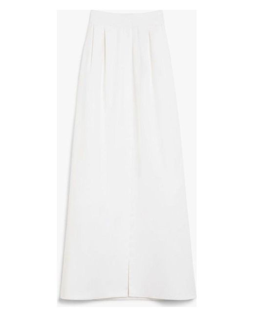 スカート MAX MARA Women Skirts ALCADE1234CO White Max Mara Skirt ALCADE1234 in white
