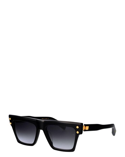 Balmain Black Acetate Sunglasses