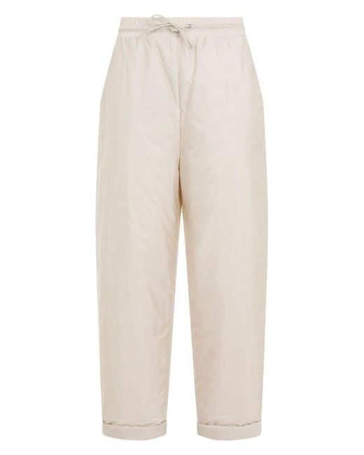 パンツ PRADA SAND RE-NYLON PANT Prada Sand Re-Nylon Pant in White | Lyst