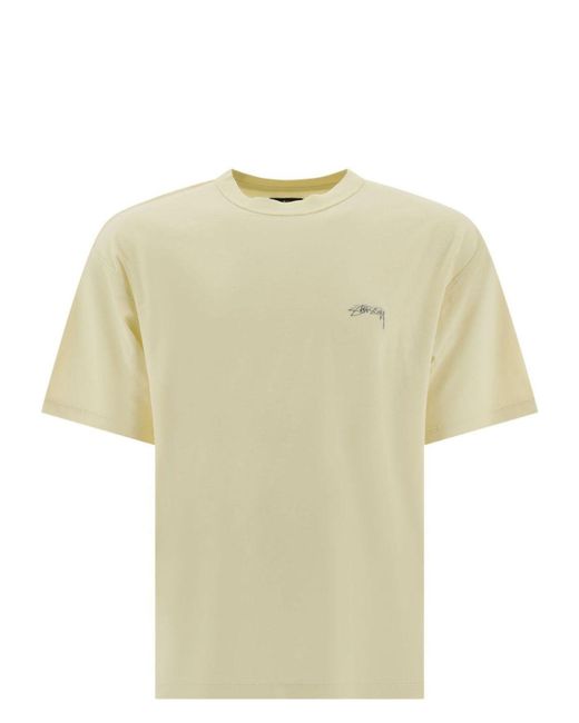 Stussy Natural "Lazy" T-Shirt for men