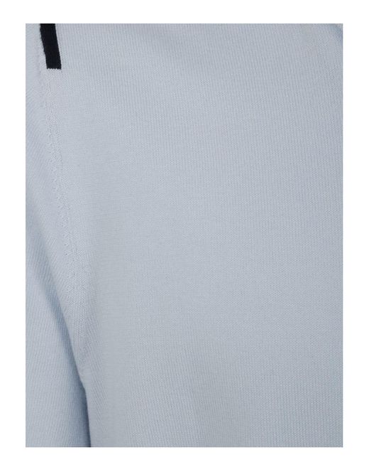 Paul Smith Blue Sweater Short Sleeves Polo for men