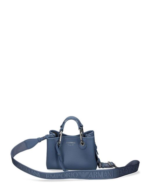 Emporio Armani Blue Myea Xs Shopping Bag