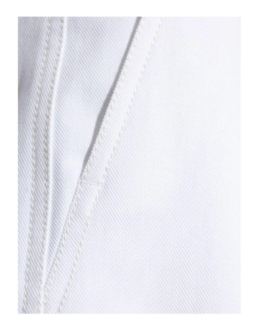 Max Mara White Mina Baloon Trousers