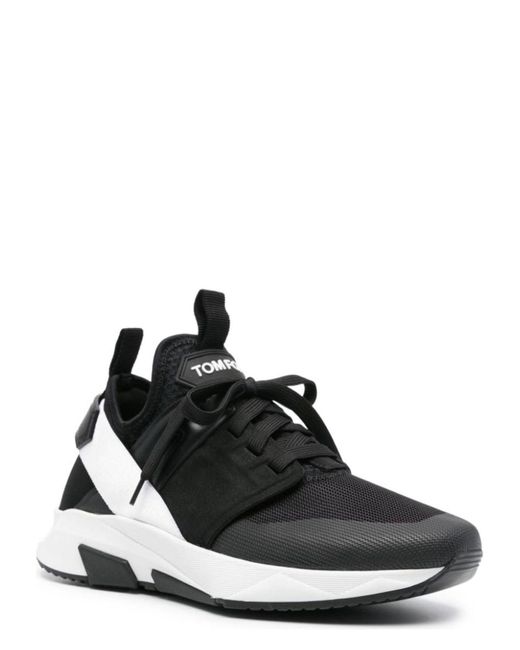 Tom Ford Black Jago Sneakers for men